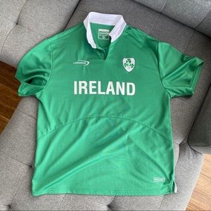 Ireland SweatWicking Green Shamrock Polo